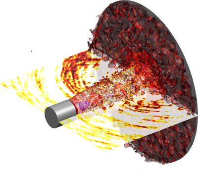 Visualisation instantanée d'un jet rond supersonique impactant une paroi.png